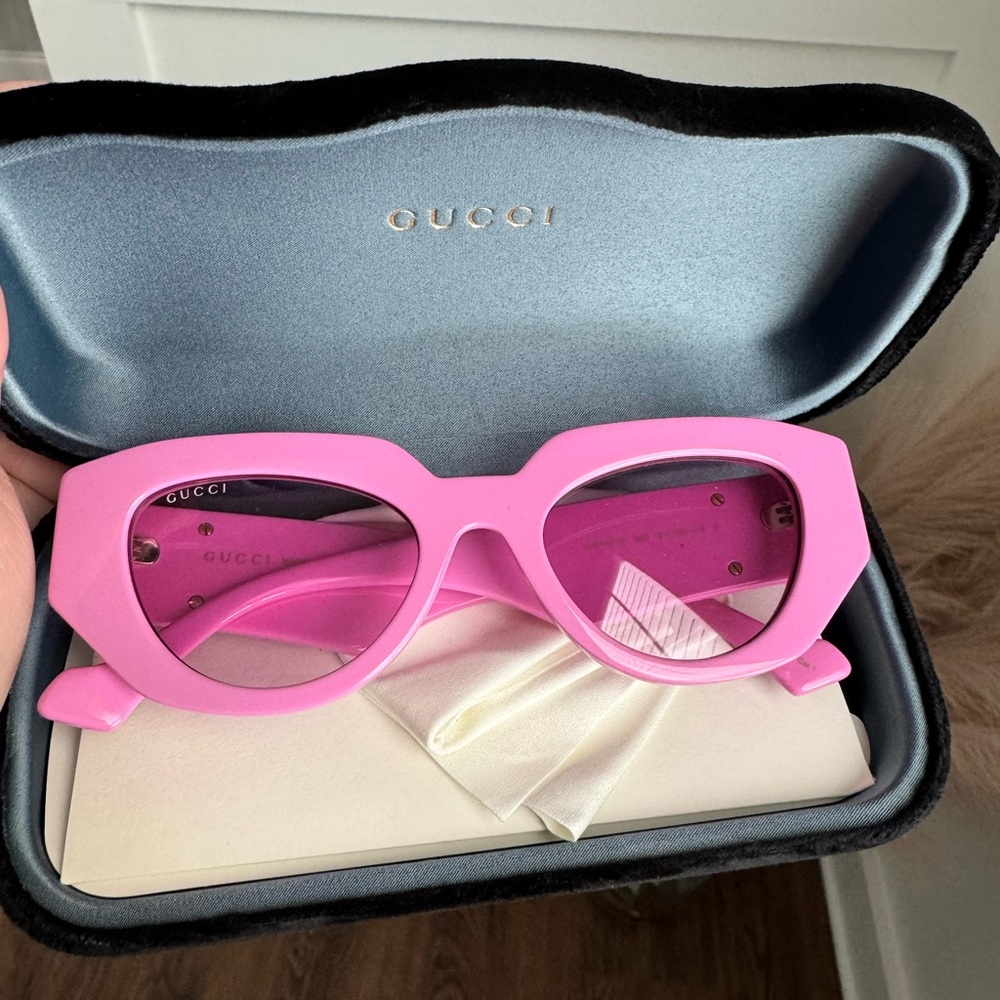 Gucci Pink Sunglasses